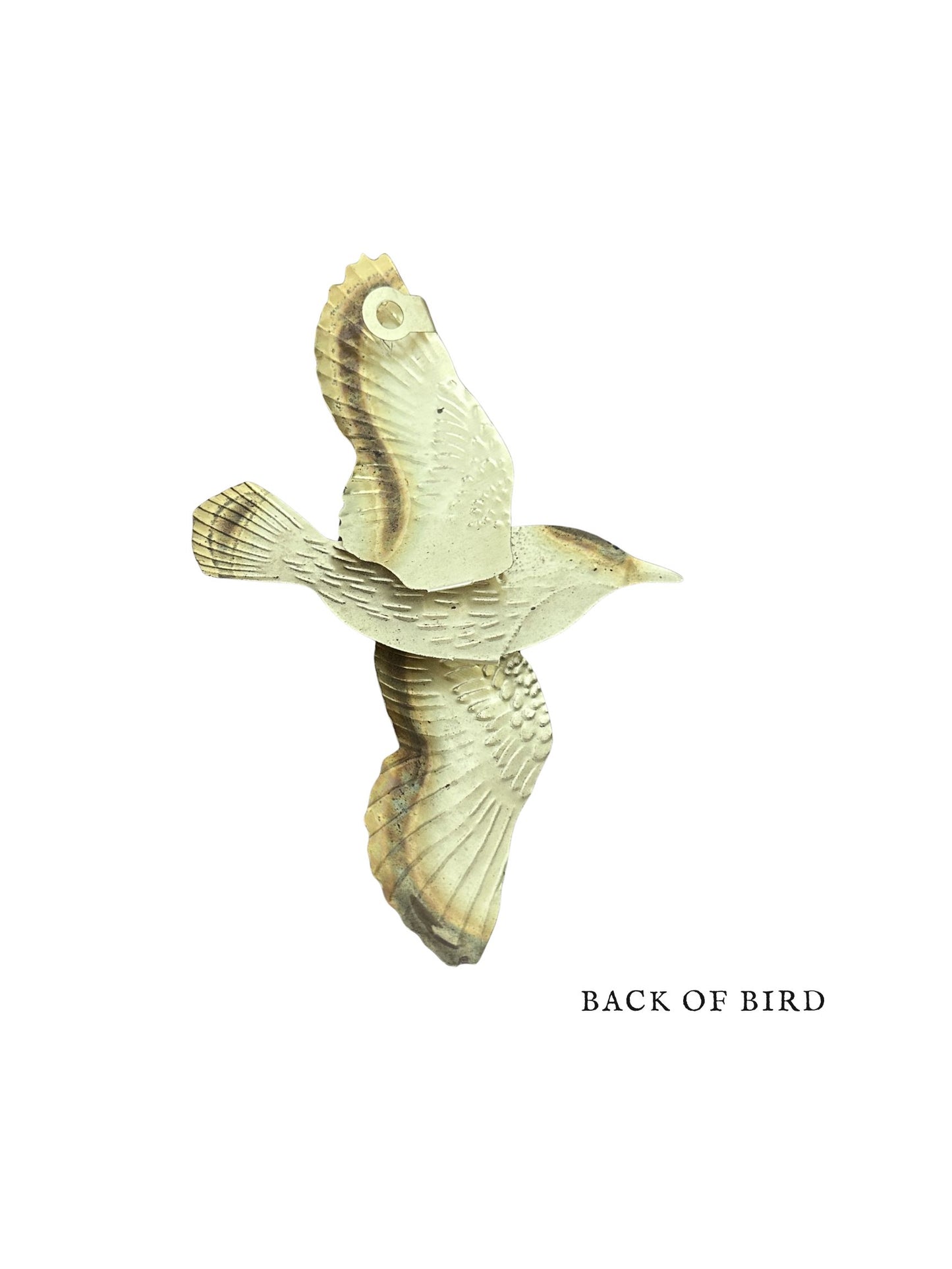 Vintage Brass Bird Wall Hanging