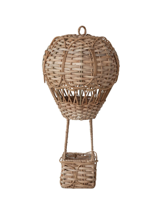 Hand-Woven Rattan Hot Air Balloon - Pick Up Only