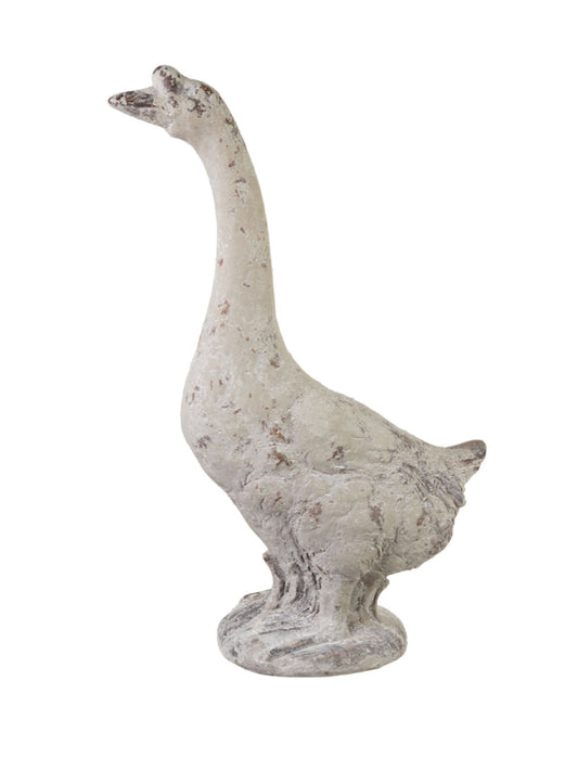 Resin Standing Goose, Heavily Distressed Finish - Pick Up Only