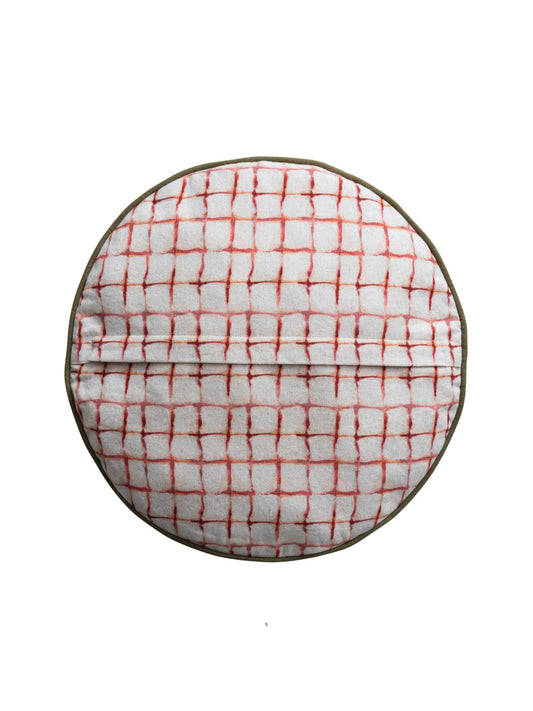 Countryside Scene Round Pillow