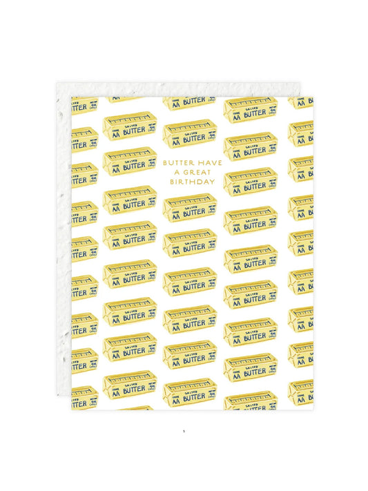 Butter Birthday Card