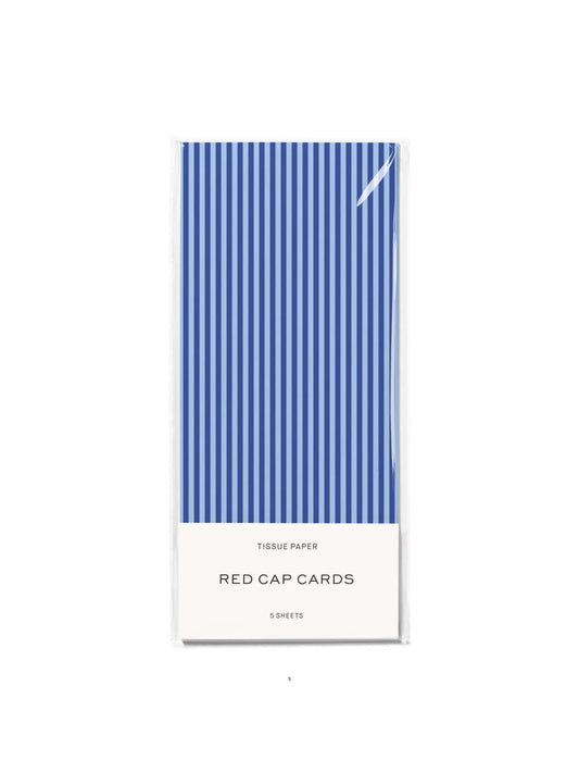 Blue Pinstripes tissue paper