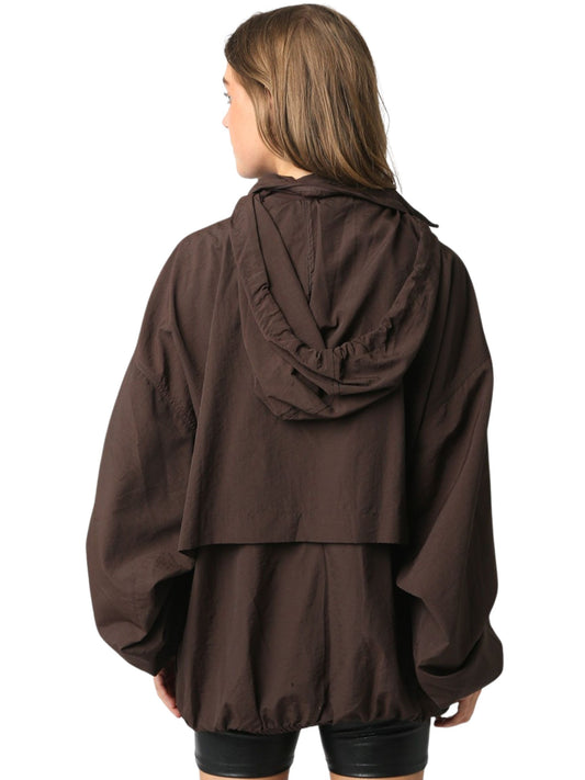 Cindy Zip-up Windbreaker Jacket - One Size