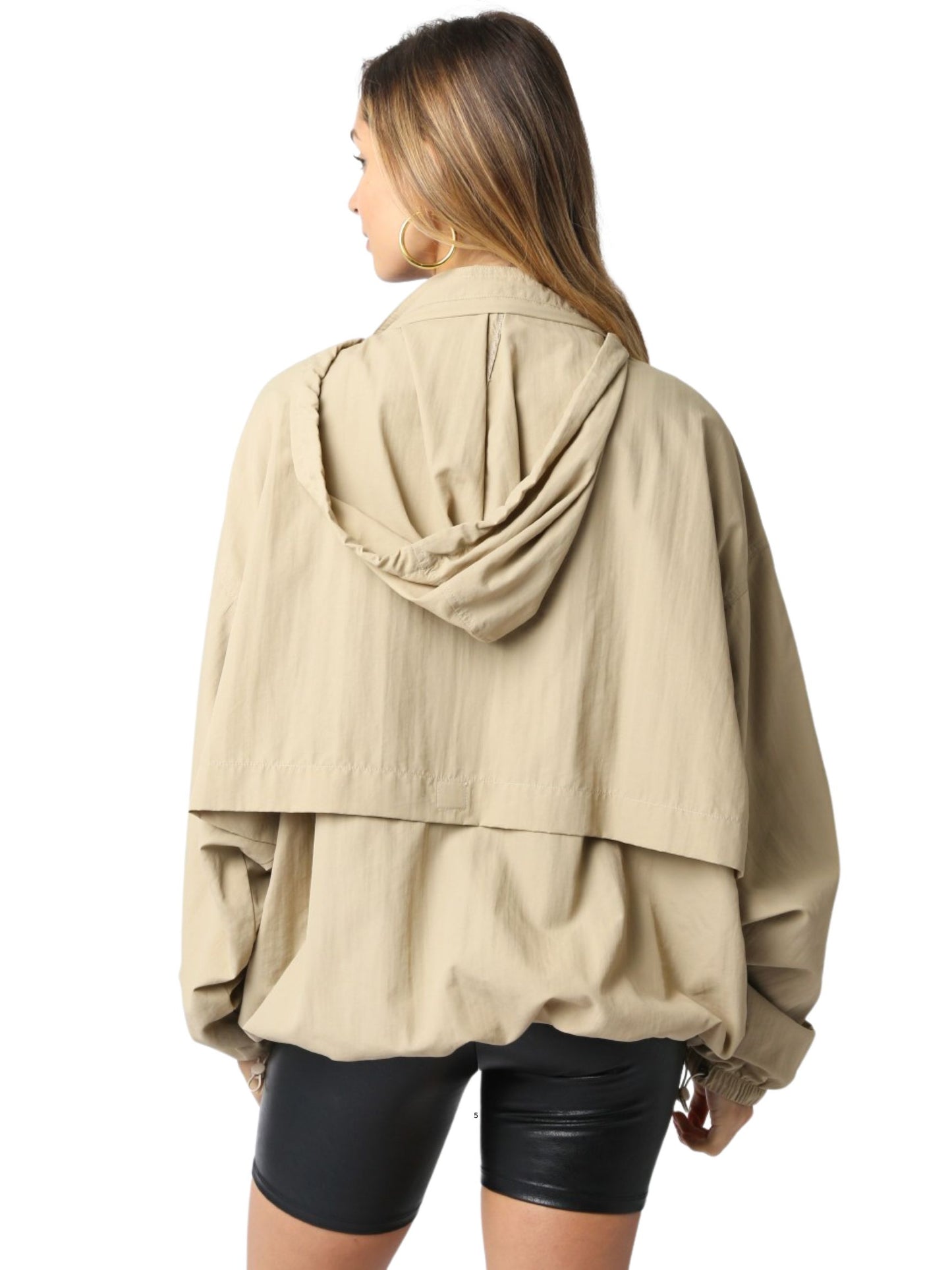 Cindy Zip-up Windbreaker Jacket