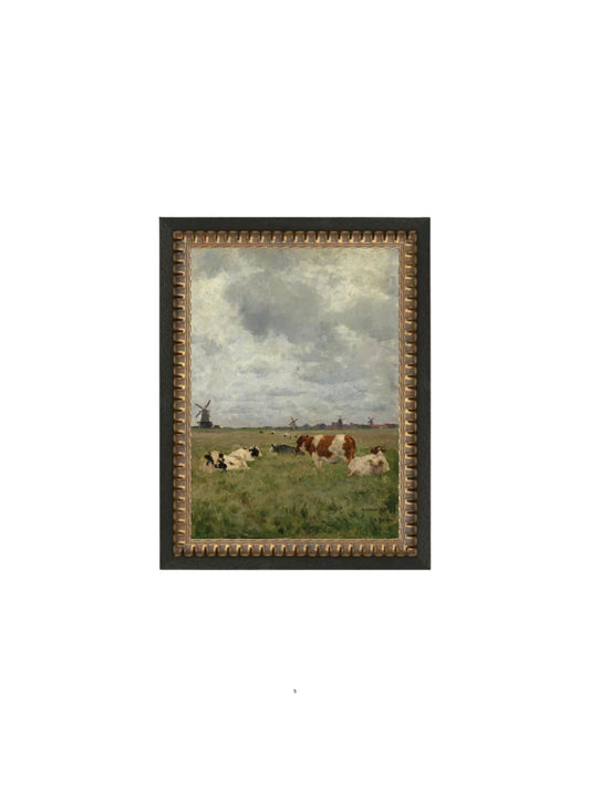 Cattle on the Pasture Framed Picture