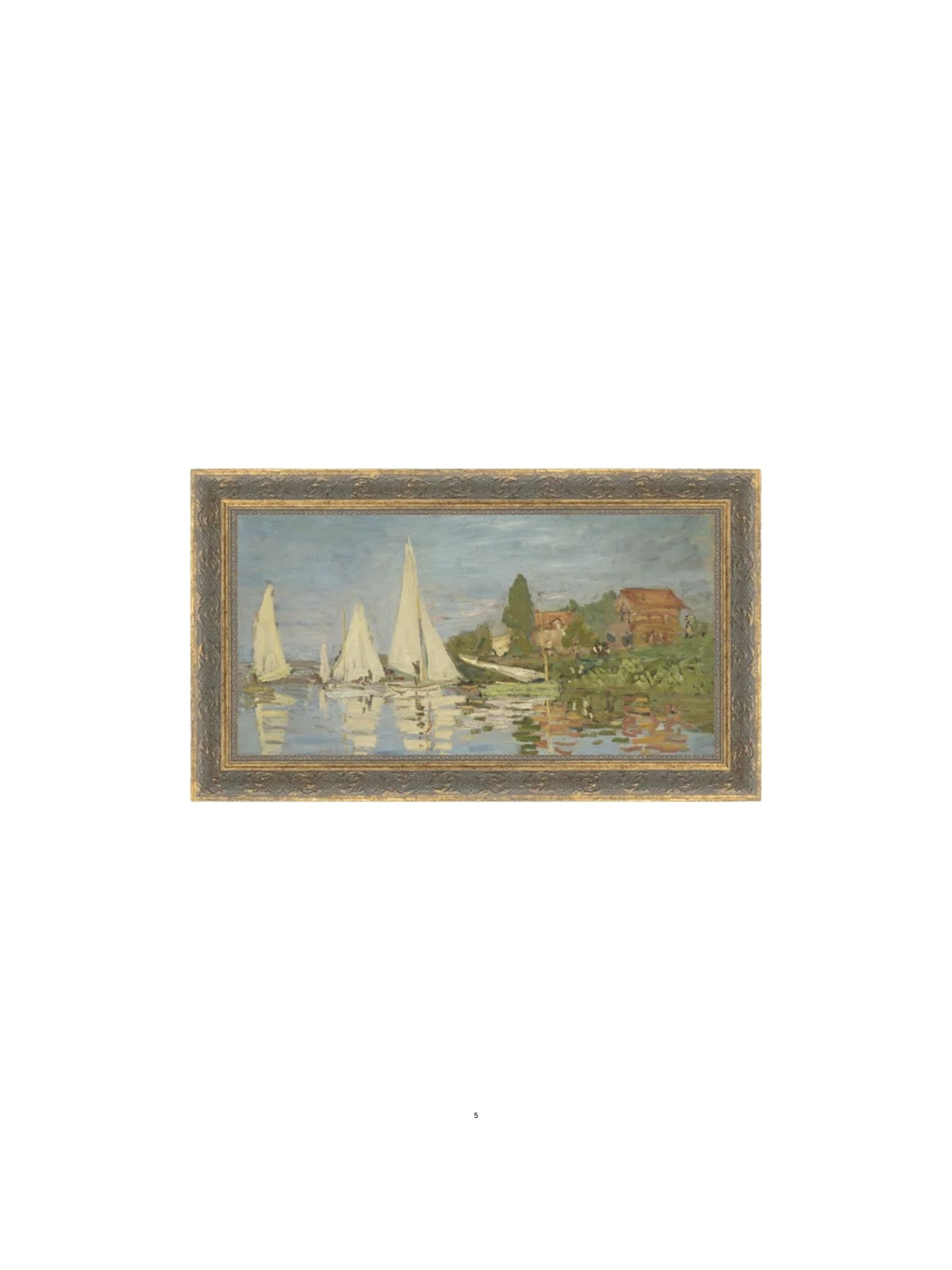 Regatta at Argenteuil Framed Picture