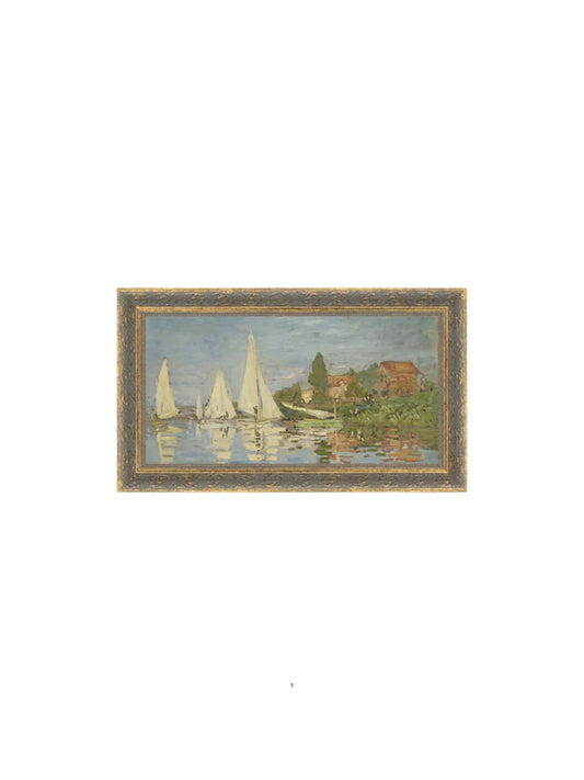 Regatta at Argenteuil Framed Picture