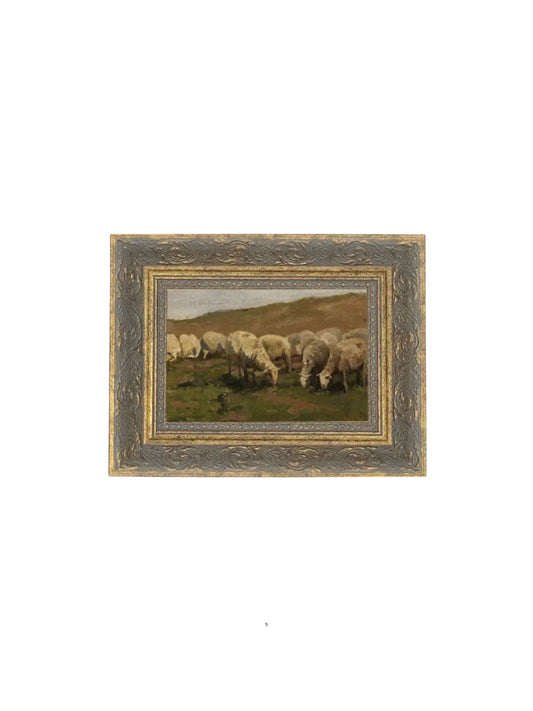 Sheep Landscape Framed Picture