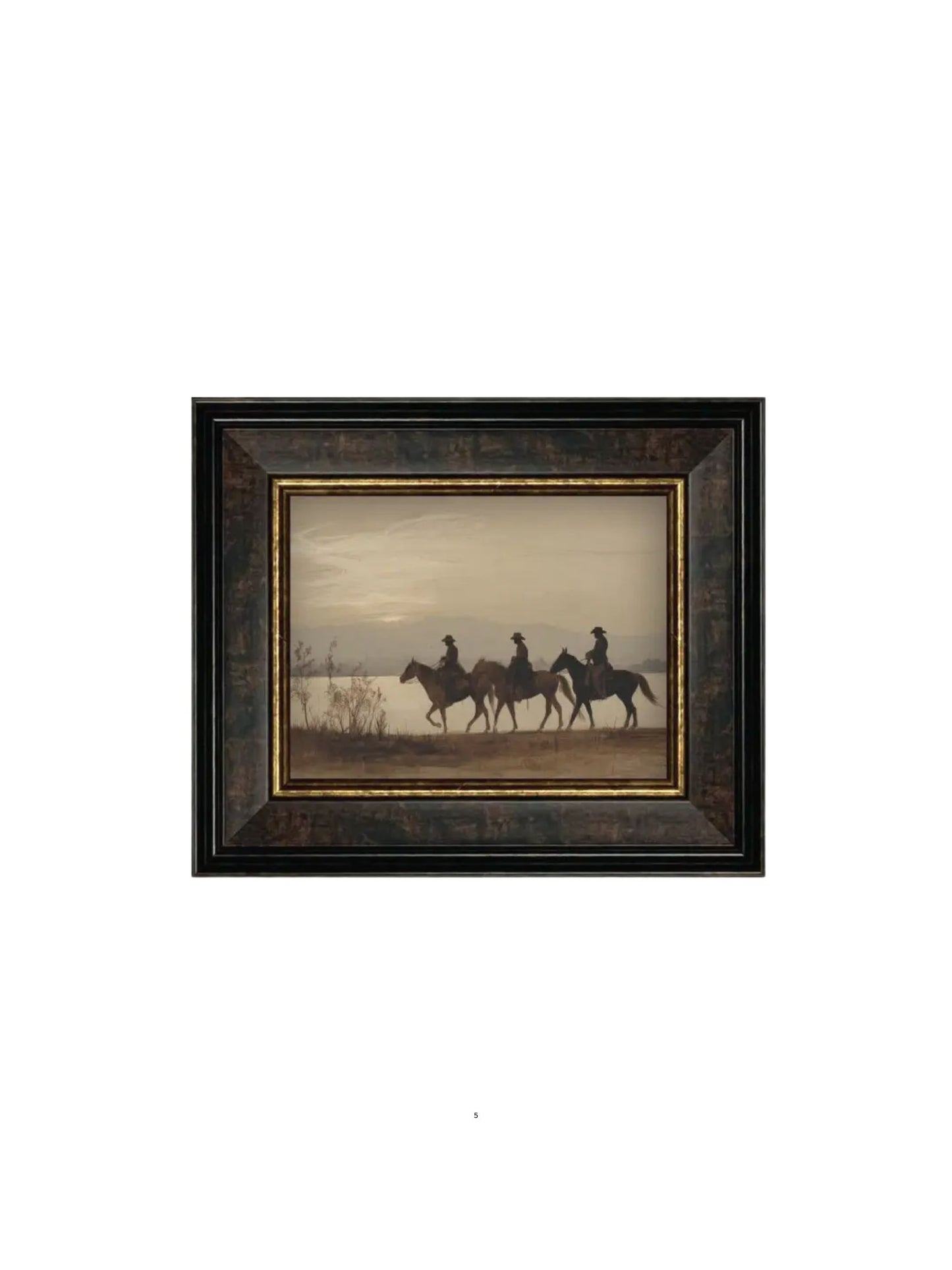 Sunset Ride Framed Picture