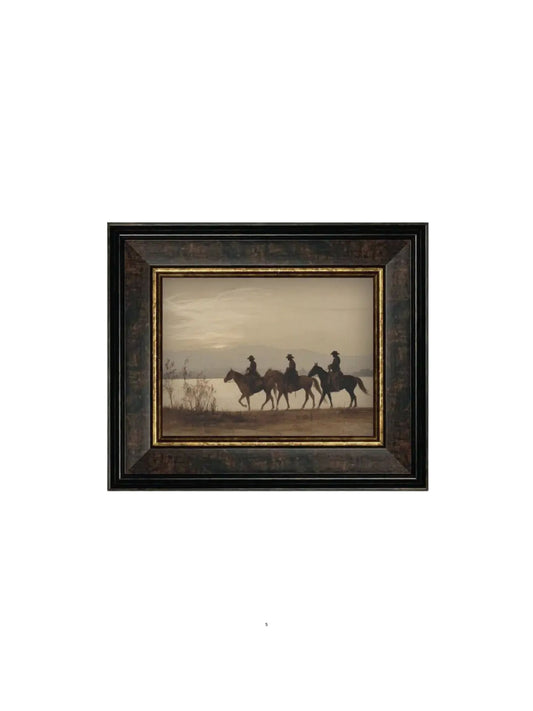 Sunset Ride Framed Picture