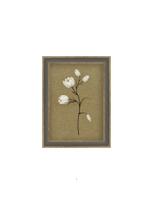 Tulip Stem Framed Picture