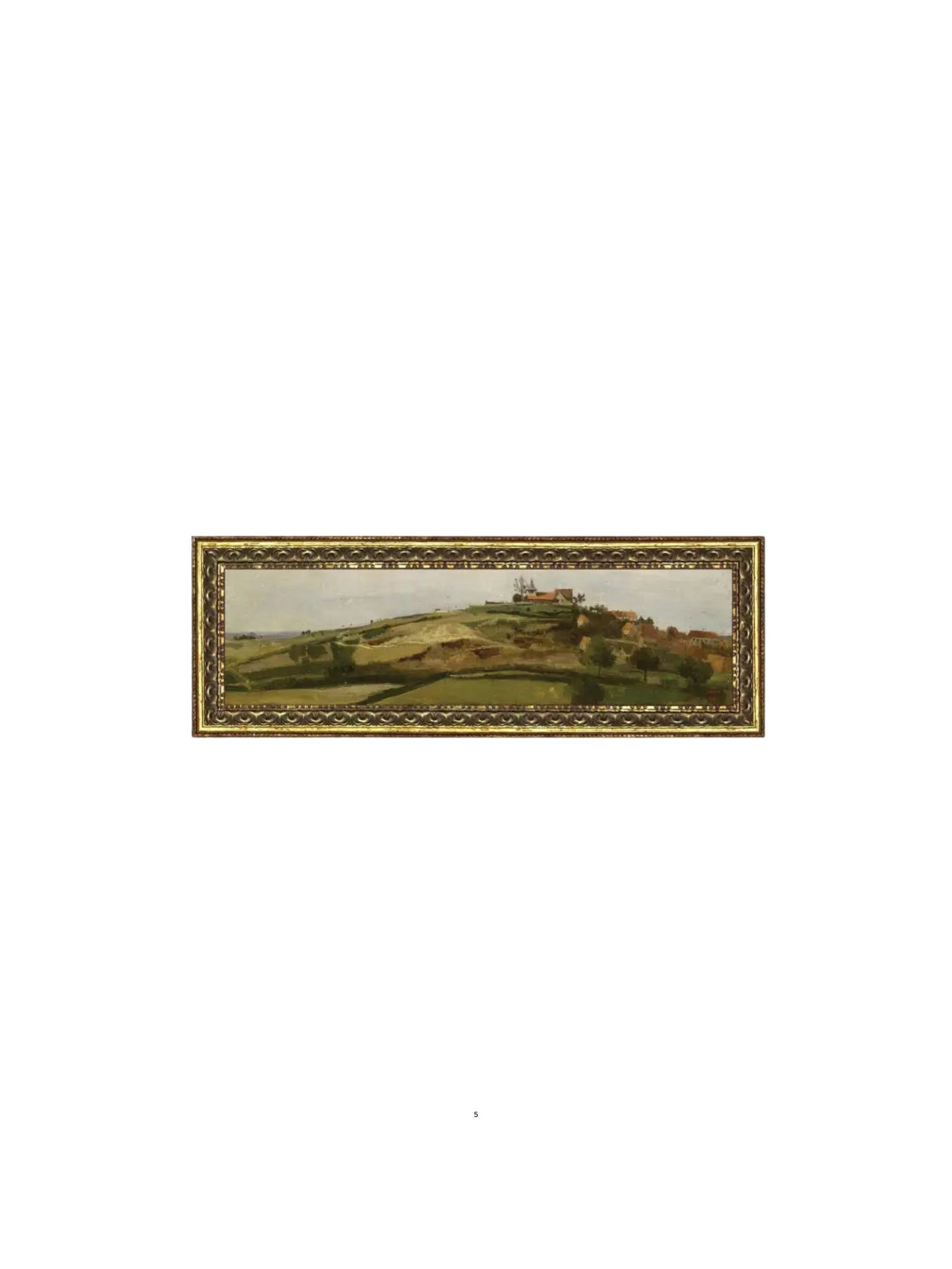View of Lormes Framed Picture