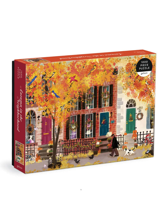 Autumn in the Neighborhood 1000 Piece Puzzle