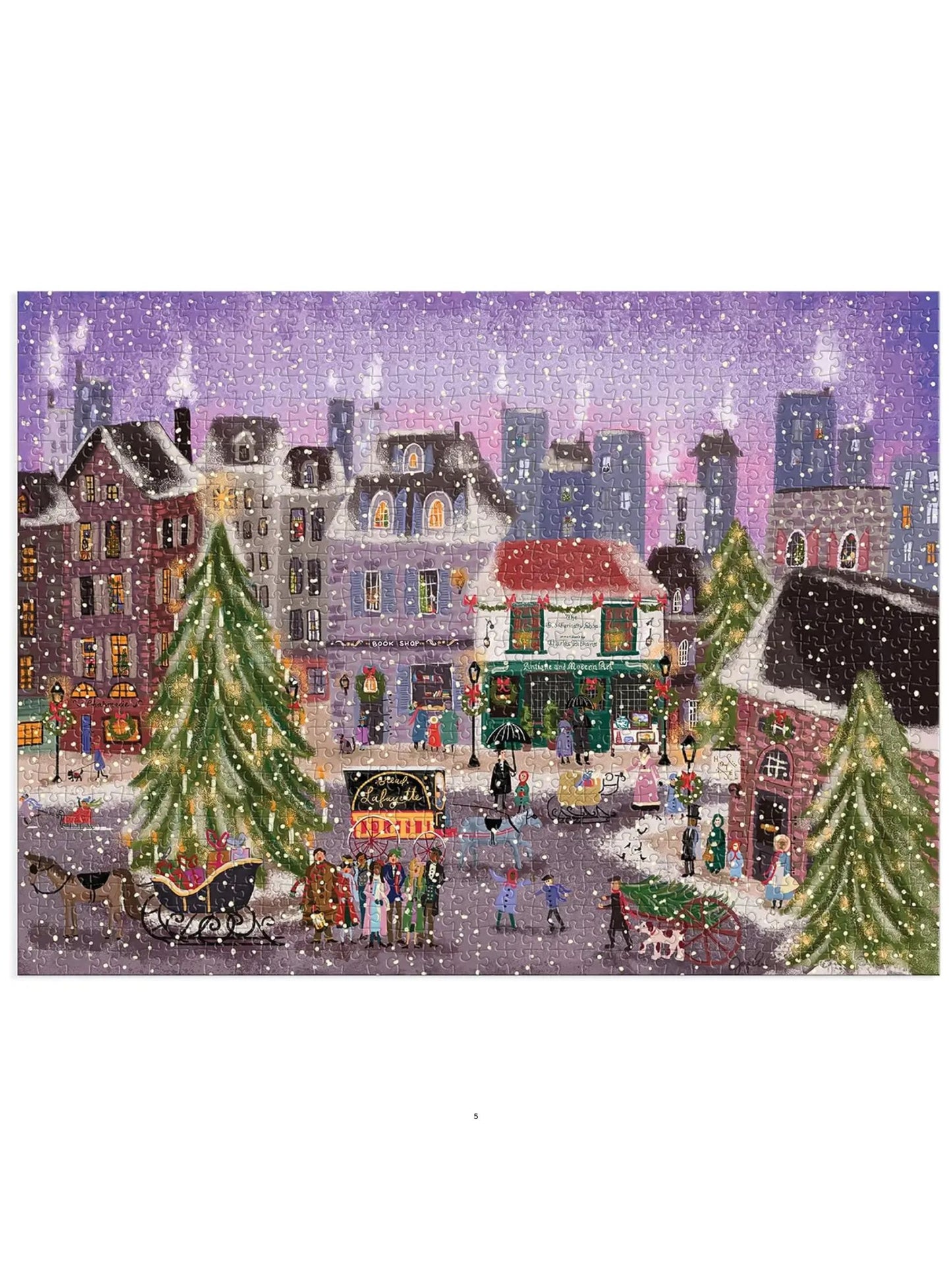 Joy Laforme Christmas Square 1000 Piece Puzzle