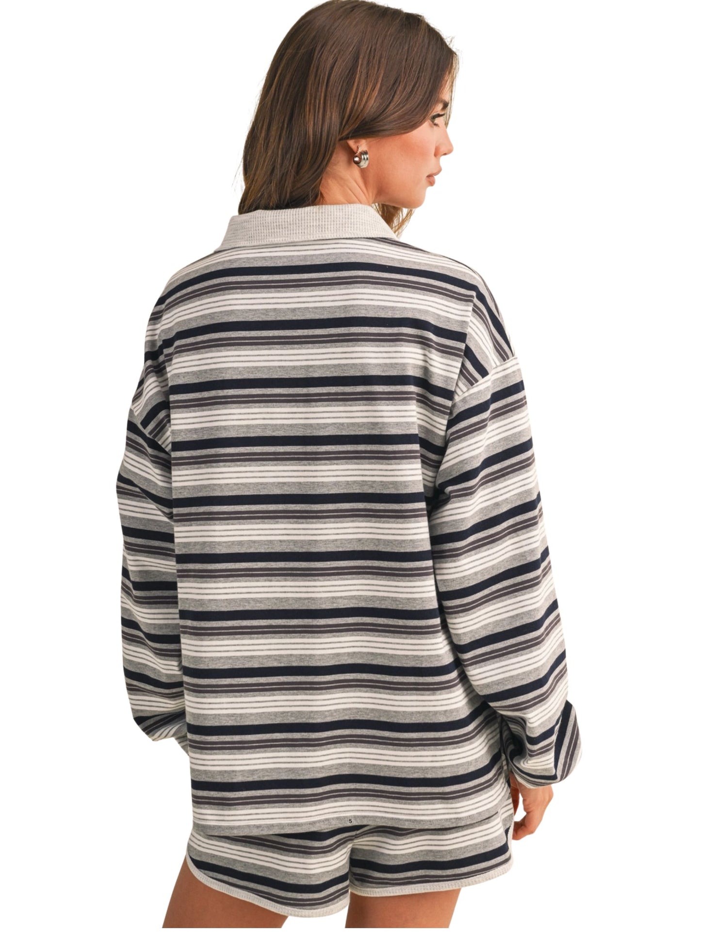 The Emery Oversized Rugby Sweatshirt