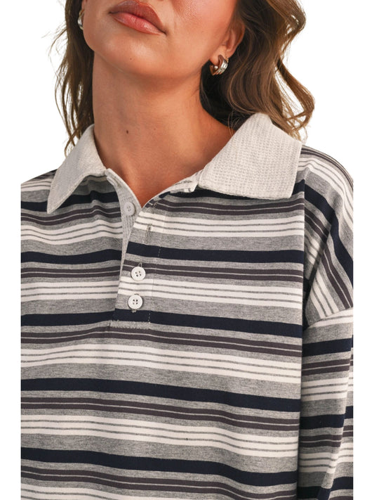 The Emery Oversized Rugby Sweatshirt