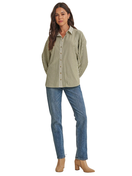 French Cafe Button-Down Shirt