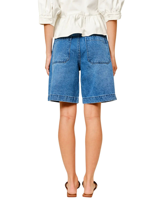 Pocket A Line Bermuda Shorts