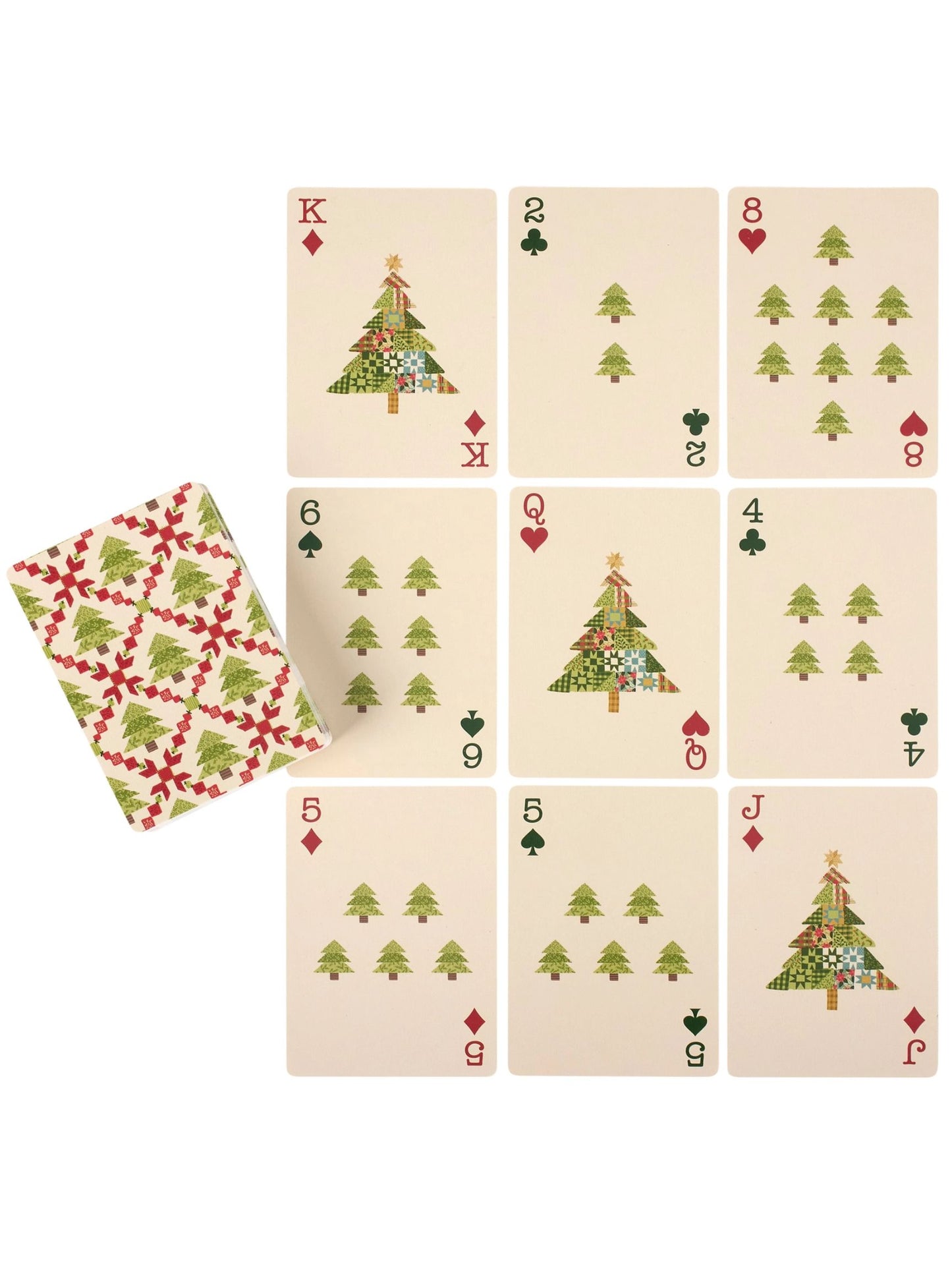 Christmas Quilt Playing Cards