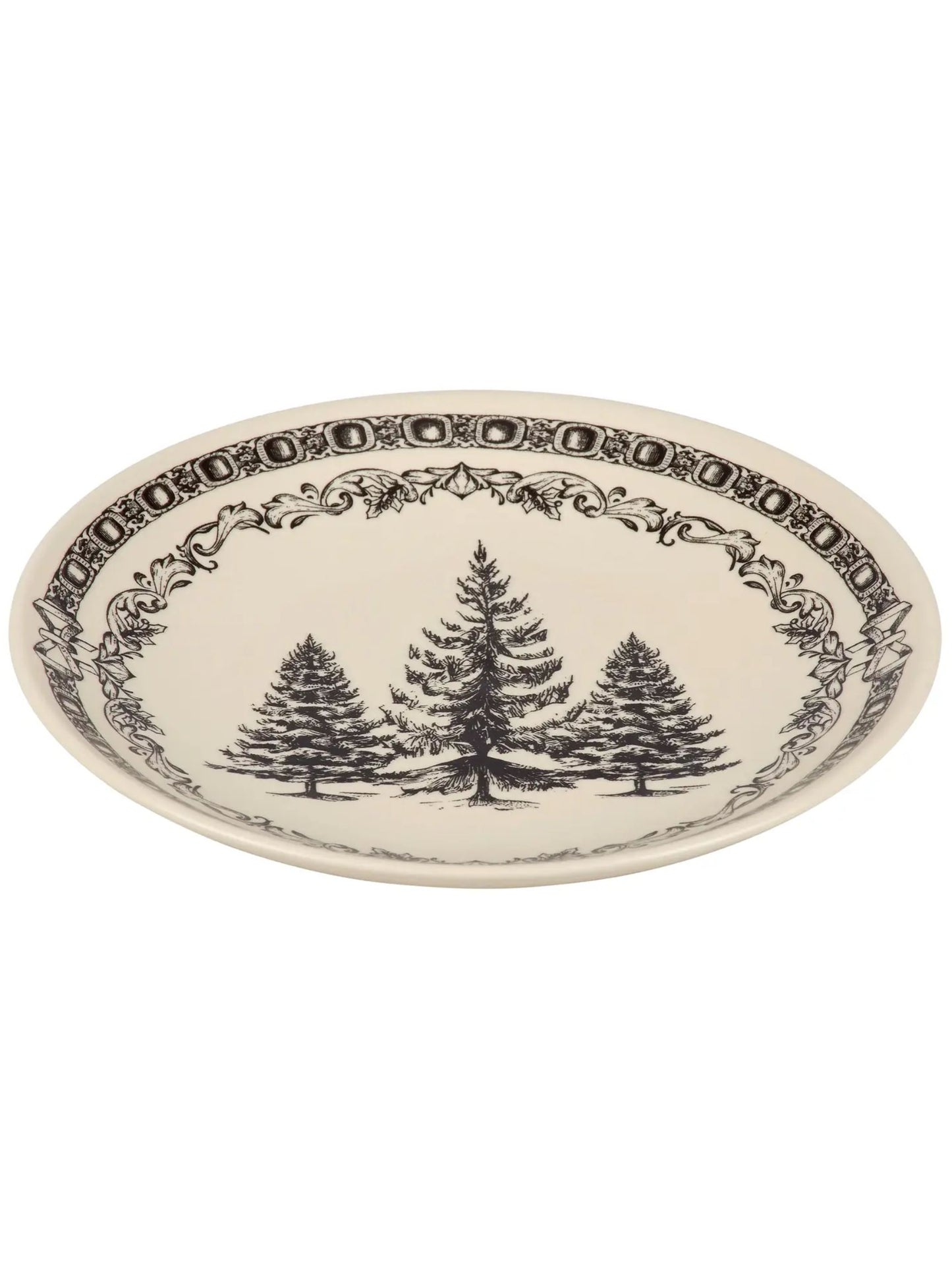 Small Pine Trees Plate