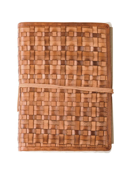 Woven Leather Journal