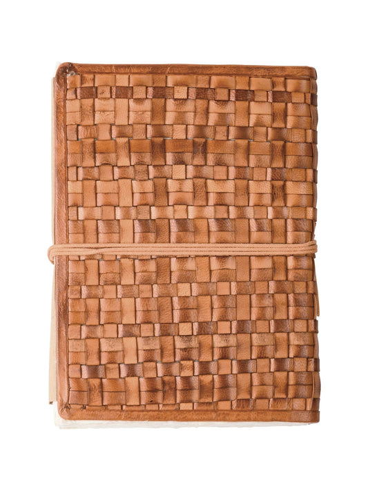 Woven Leather Journal