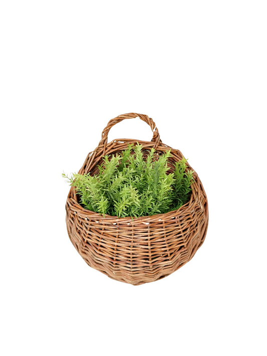 Half Ring Hanging Willow Basket - Pick Up Only