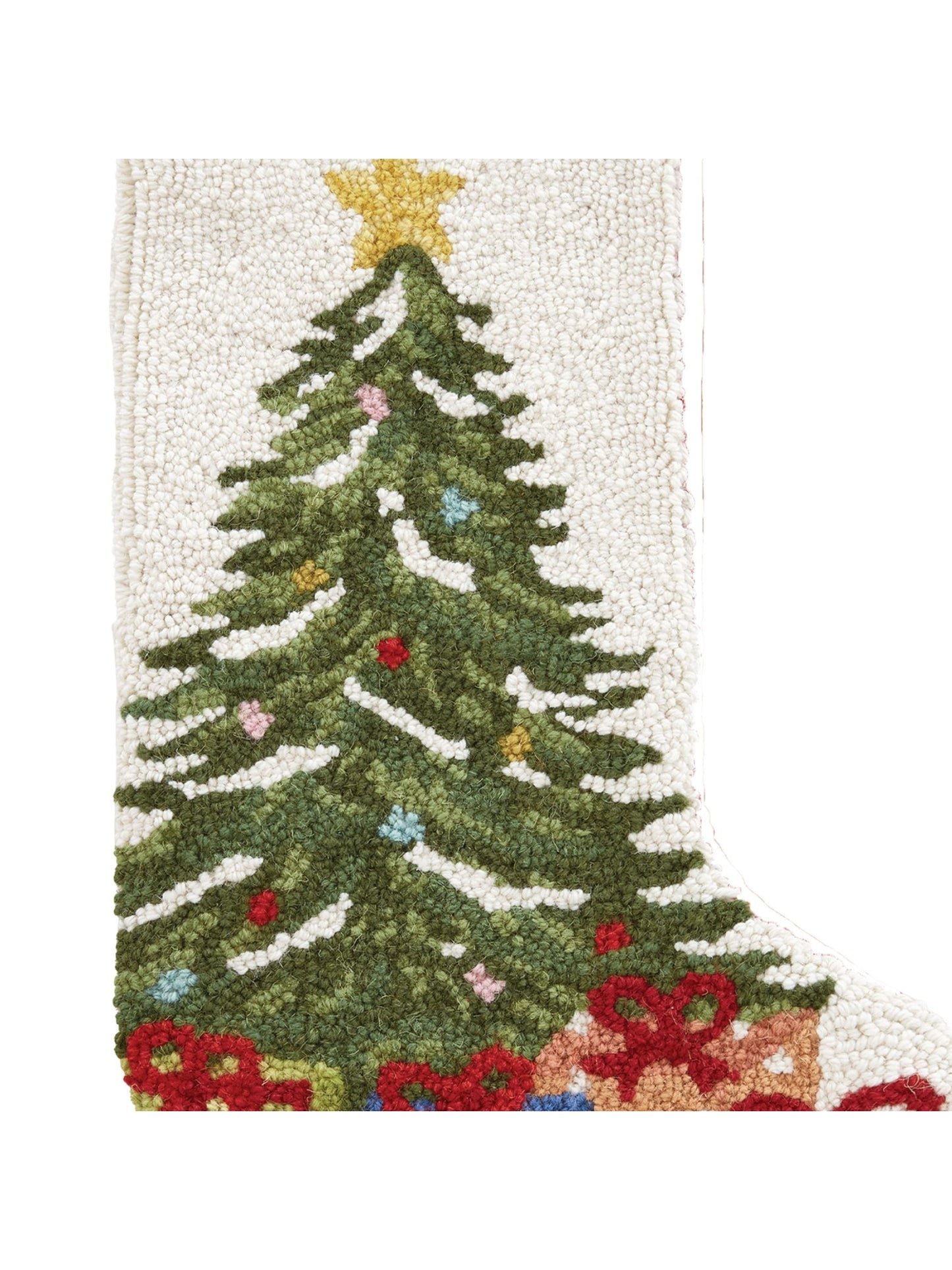 Christmas Tree & Presents Hook Stocking