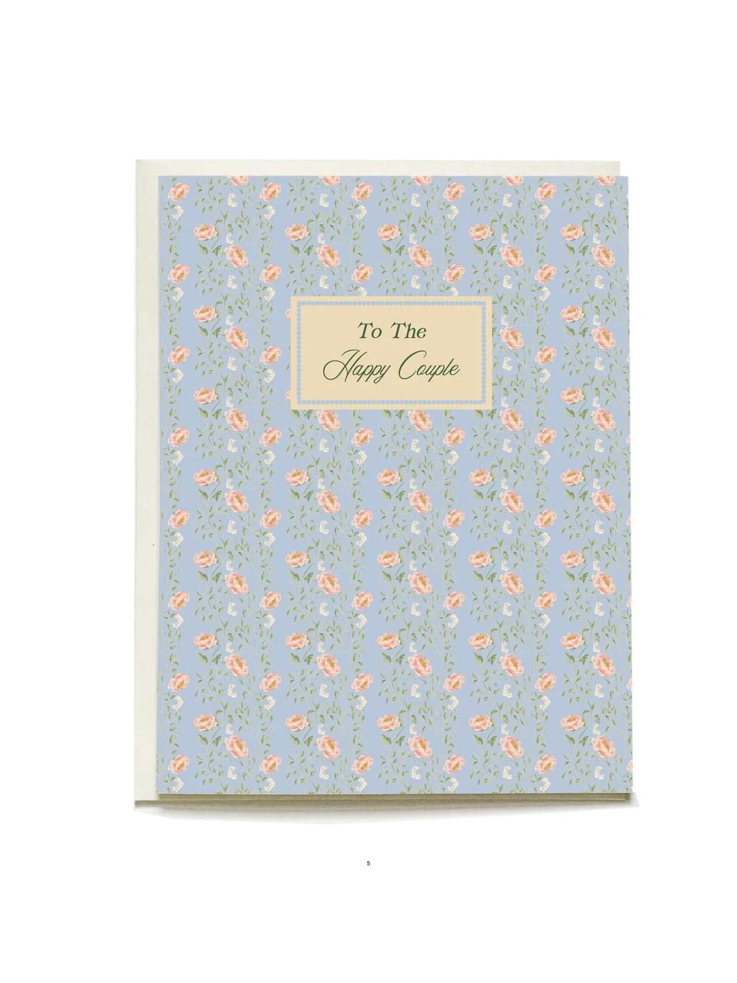 Cottage Ditsy Wedding Card