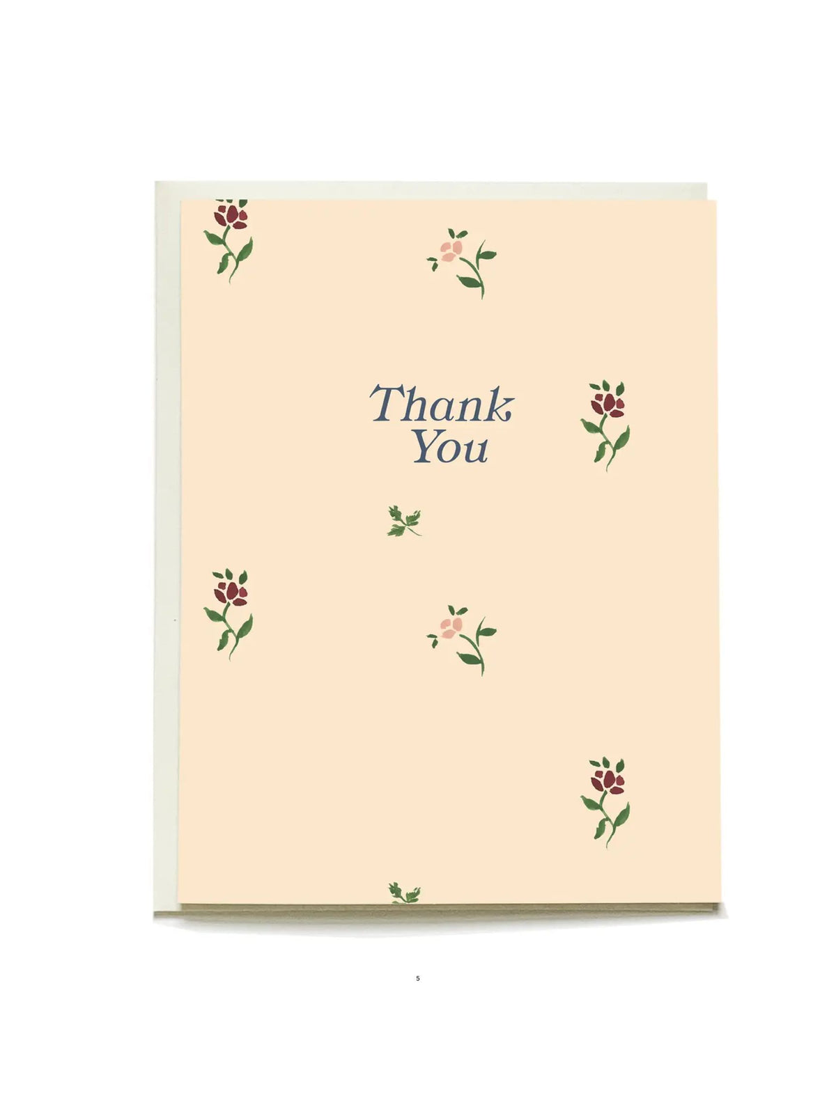 Scattered Ditsy Thank You Card