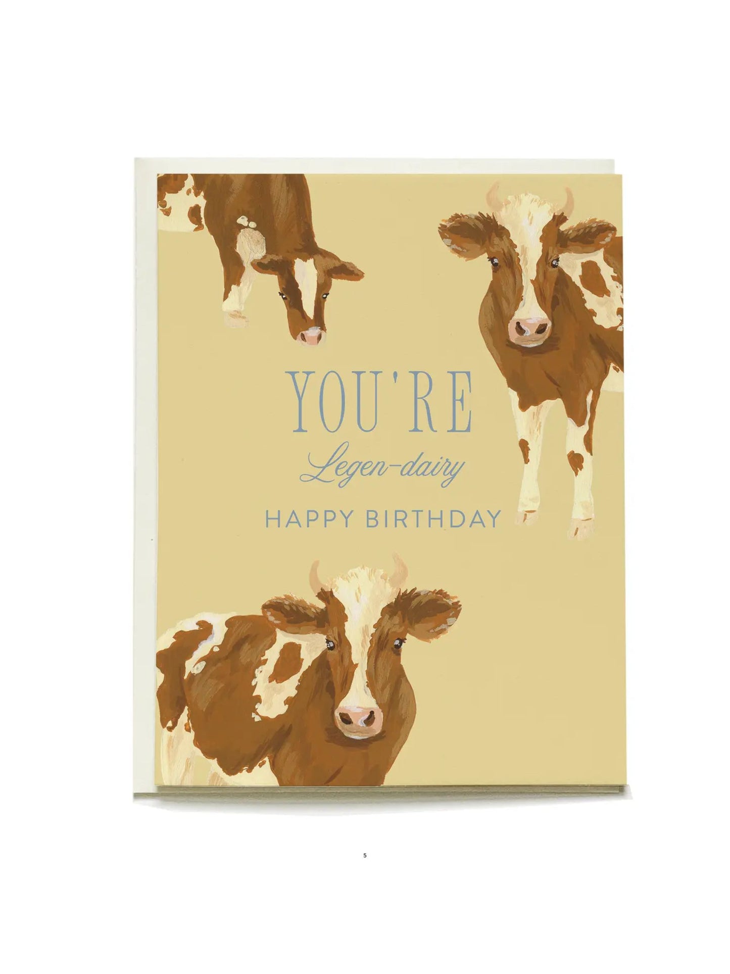 Legen-dairy Birthday Card