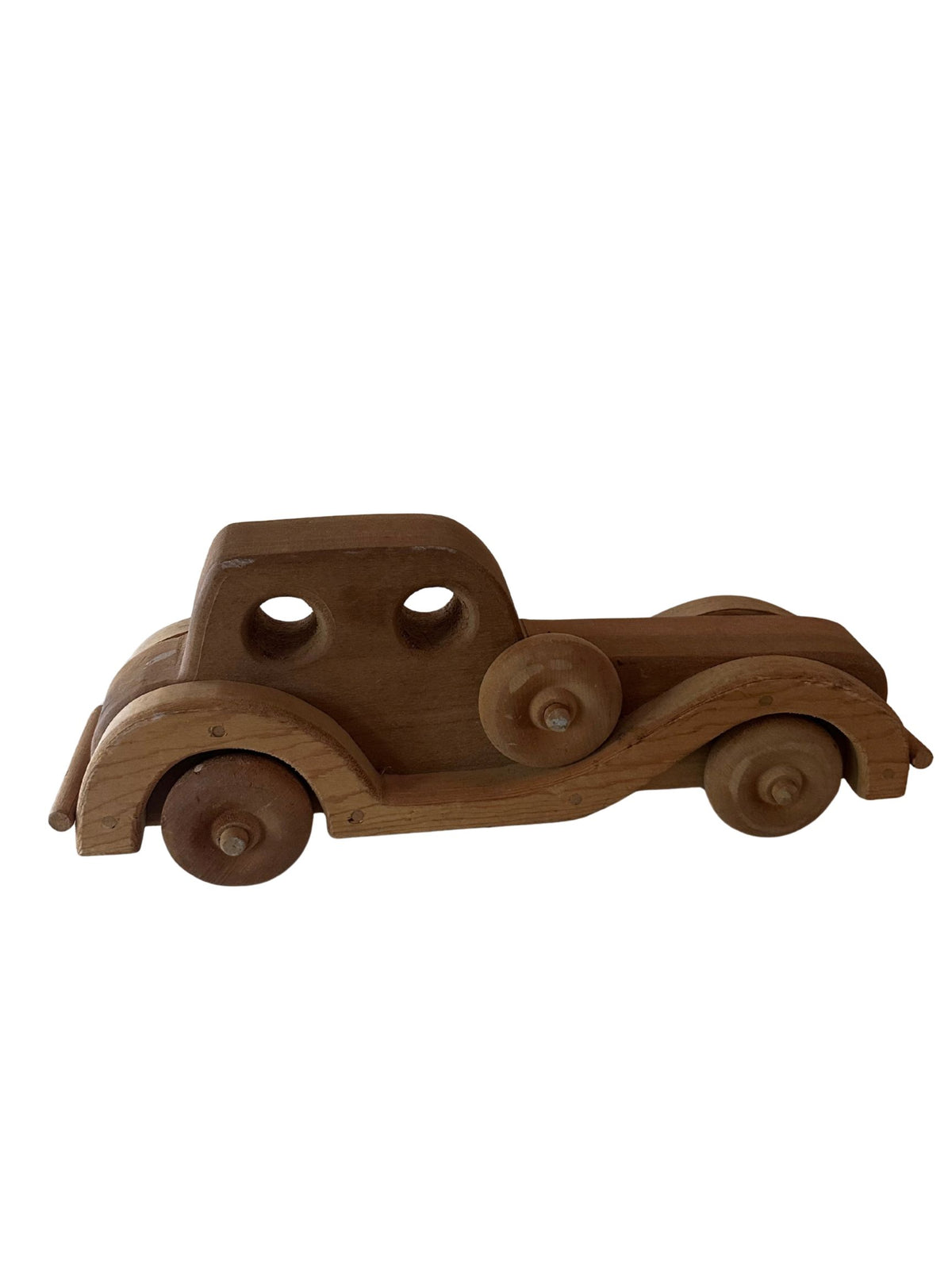 Vintage Handmade Wooden Toy Car