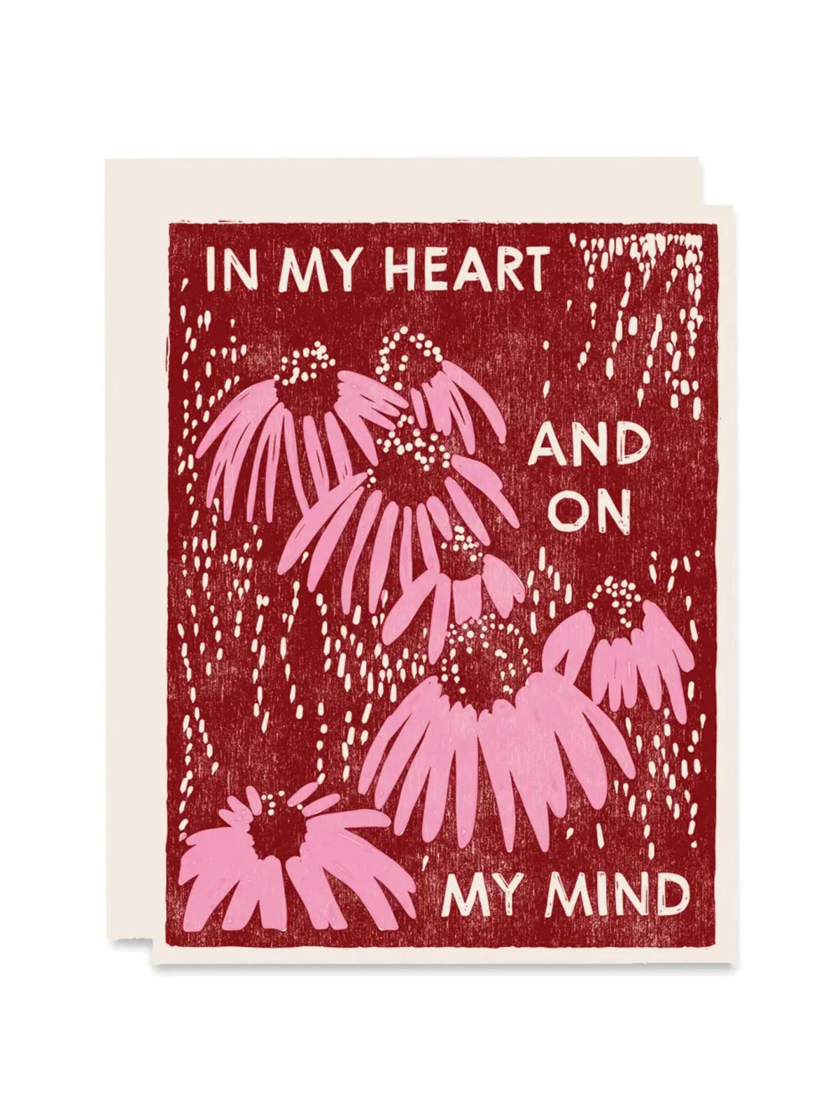 Coneflowers on My Mind Friendship Card