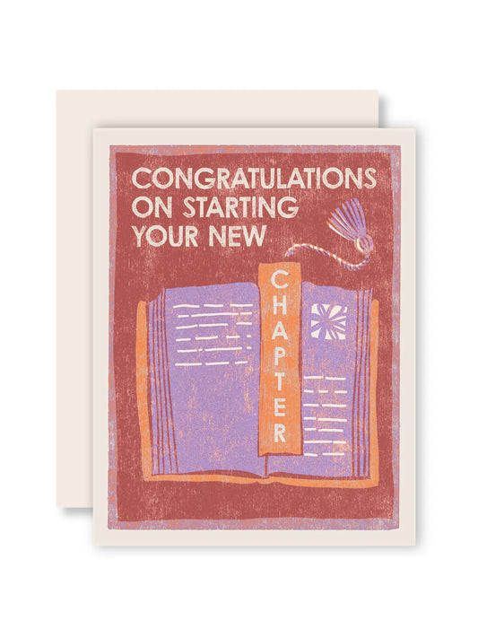 Congratulations (New Chapter) Card