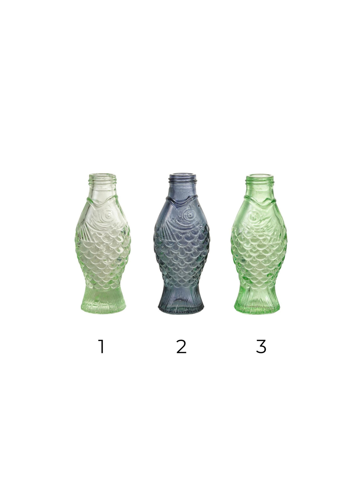 Glass Fish Shaped Vase