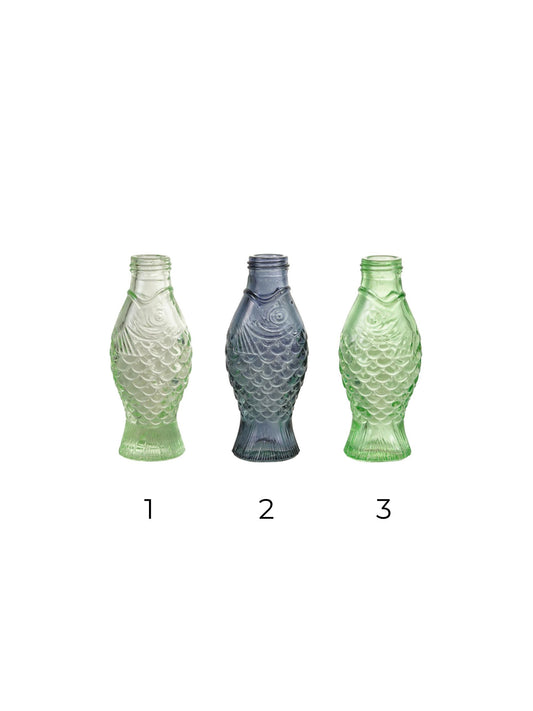 Glass Fish Shaped Vase