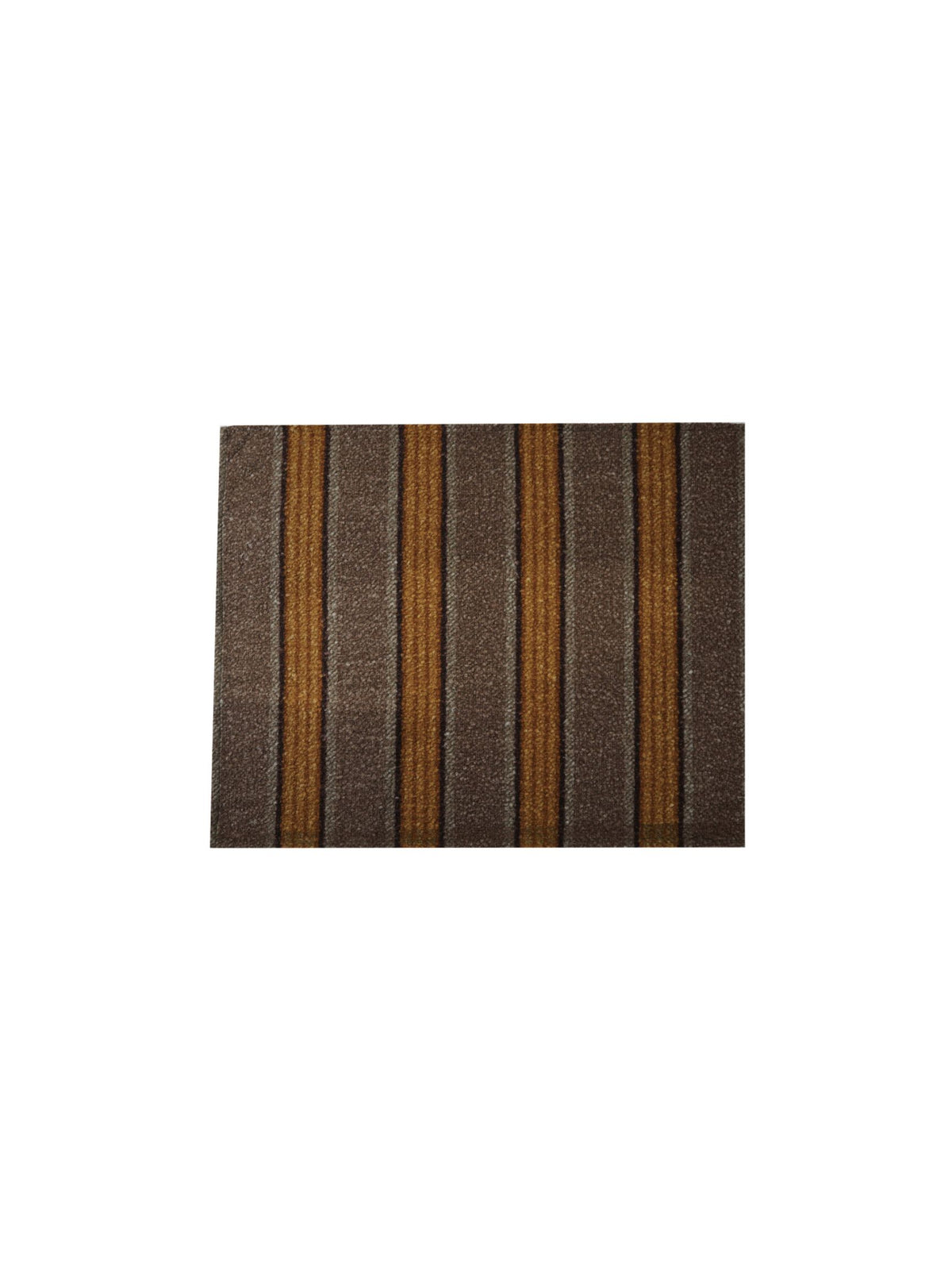 Fabric Faux Sherpa Throw with Stripes, Brown