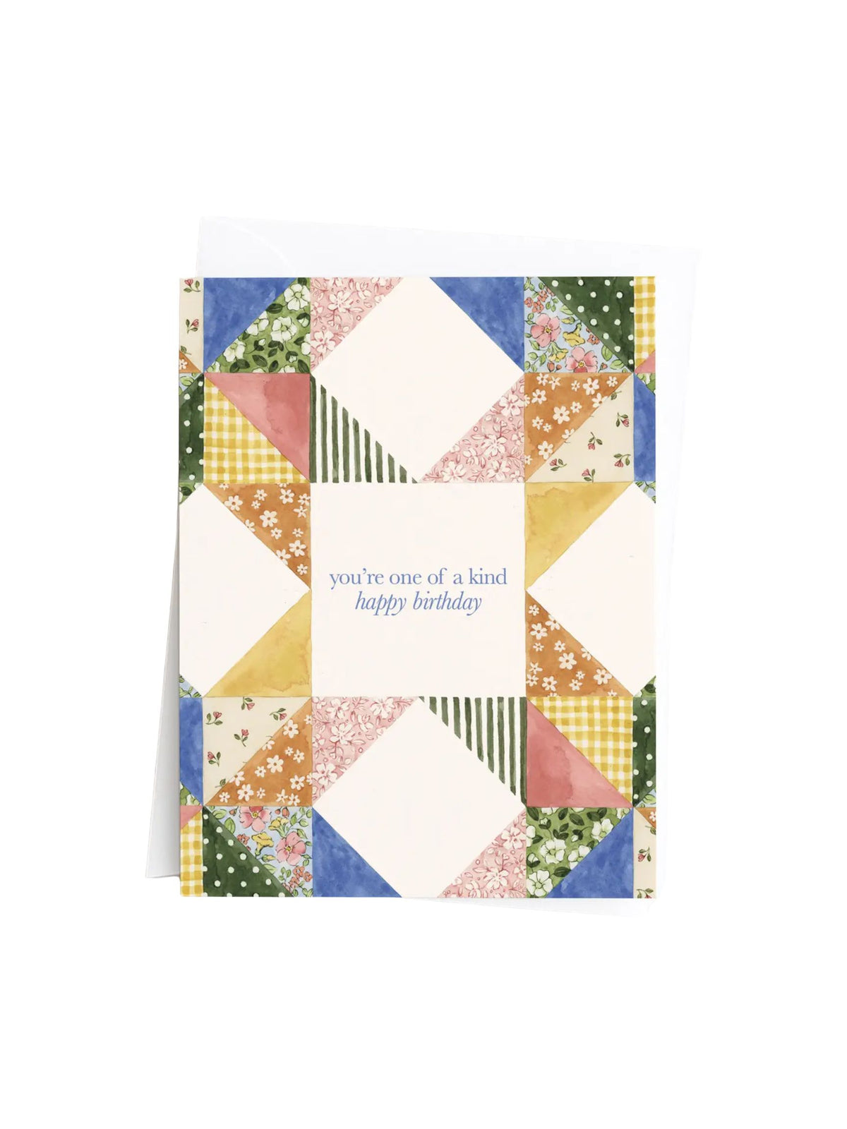 One of a Kind Quilt Birthday Card