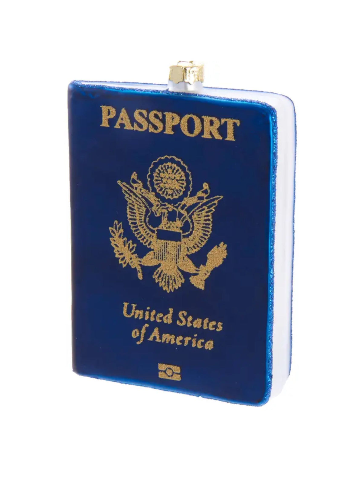 Glass Passport Ornament