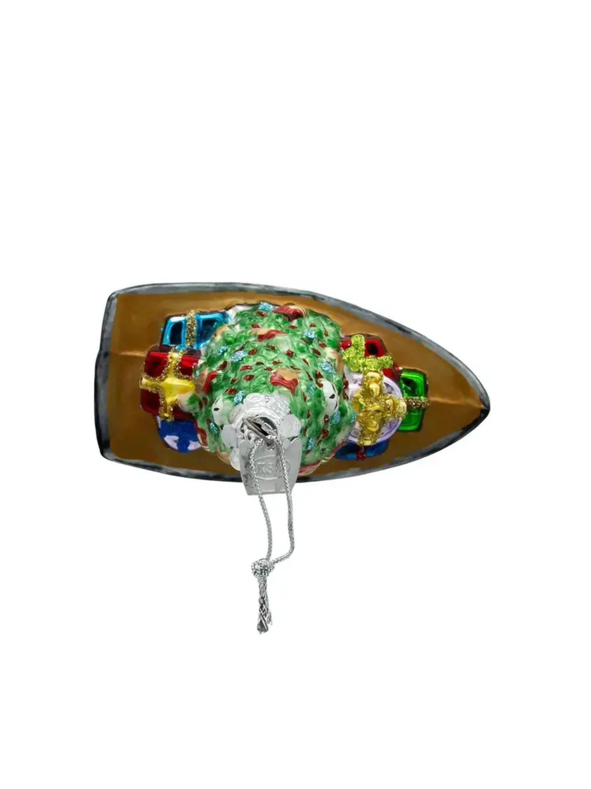 Glass Boat w/ Tree Ornament
