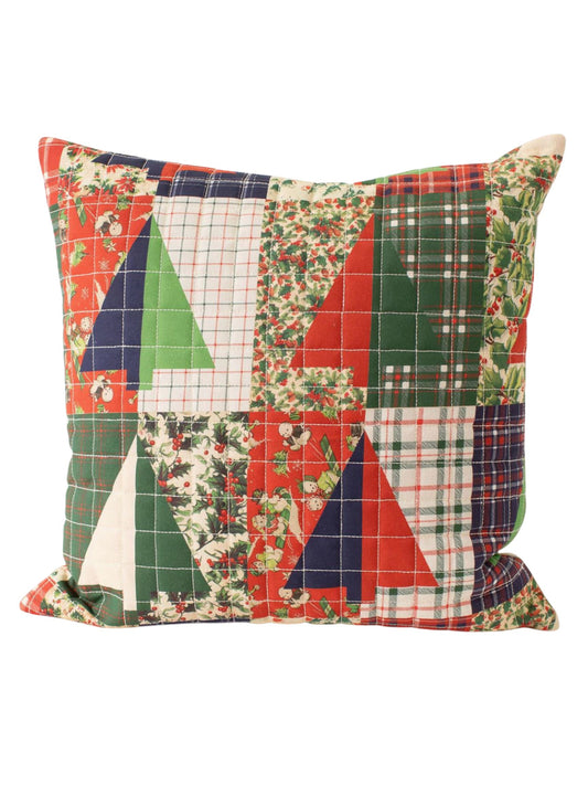 Christmas Patchwork Pillow