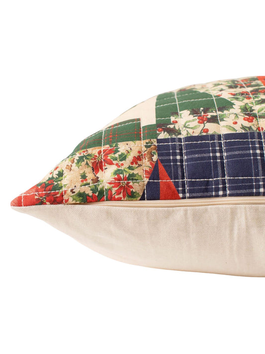 Christmas Patchwork Pillow