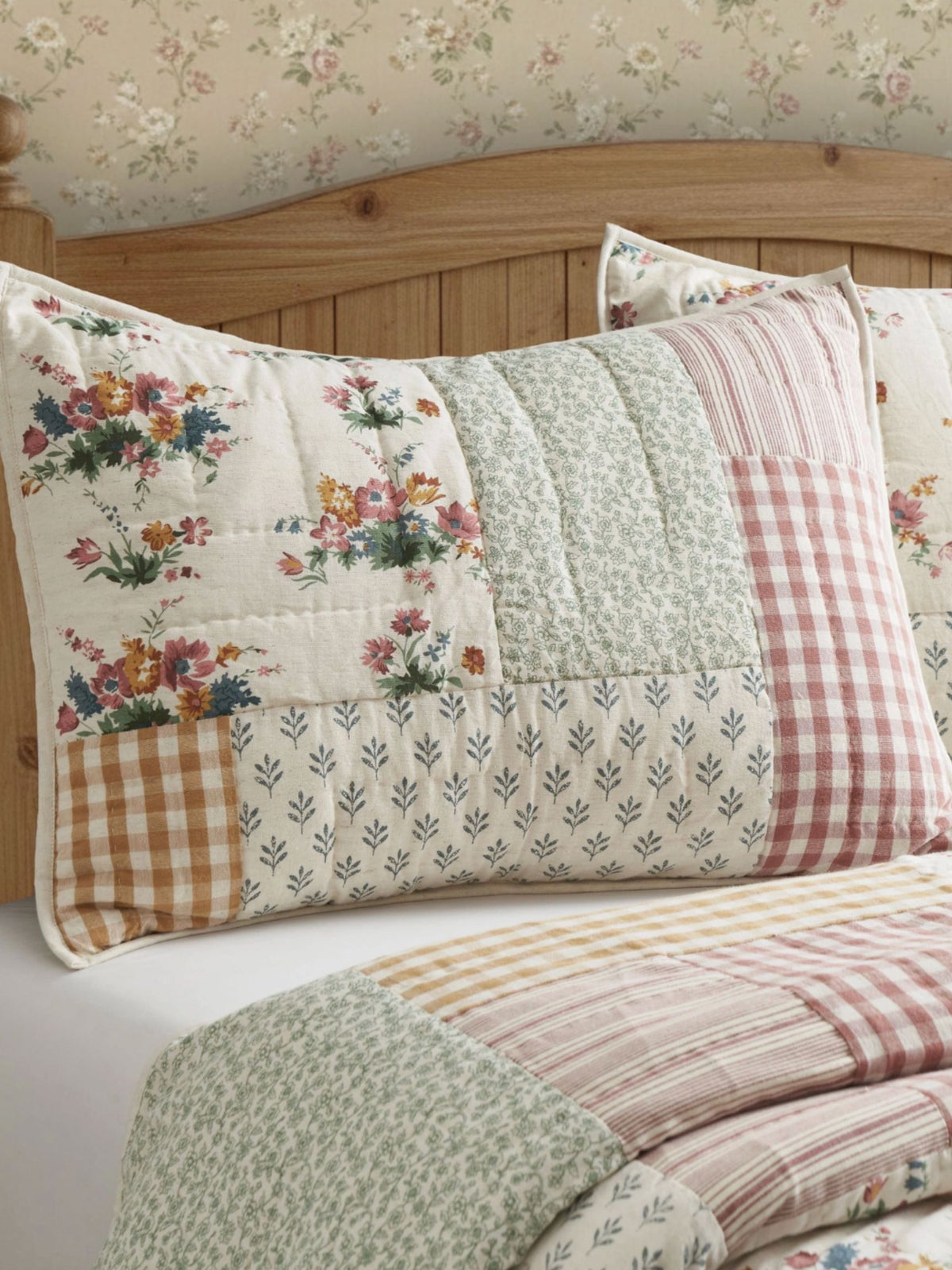 Rosehill Floral Patch Standard Sham Set