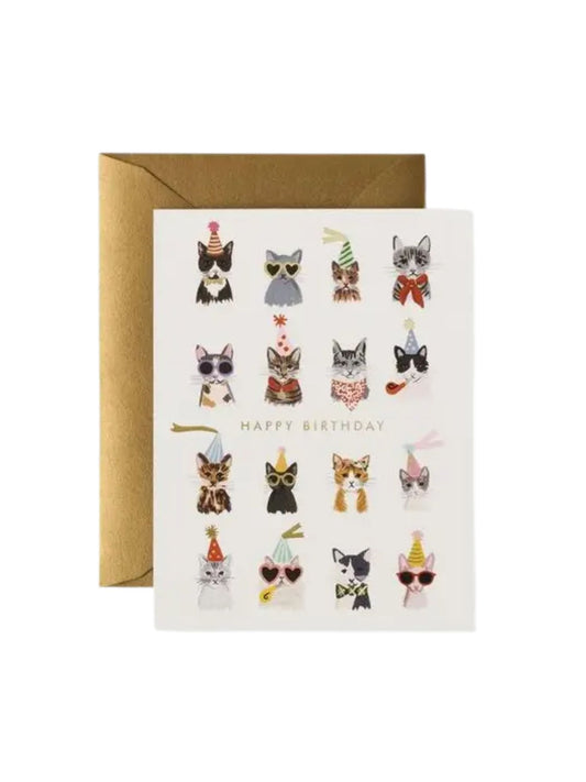 Cool Cats Birthday Card