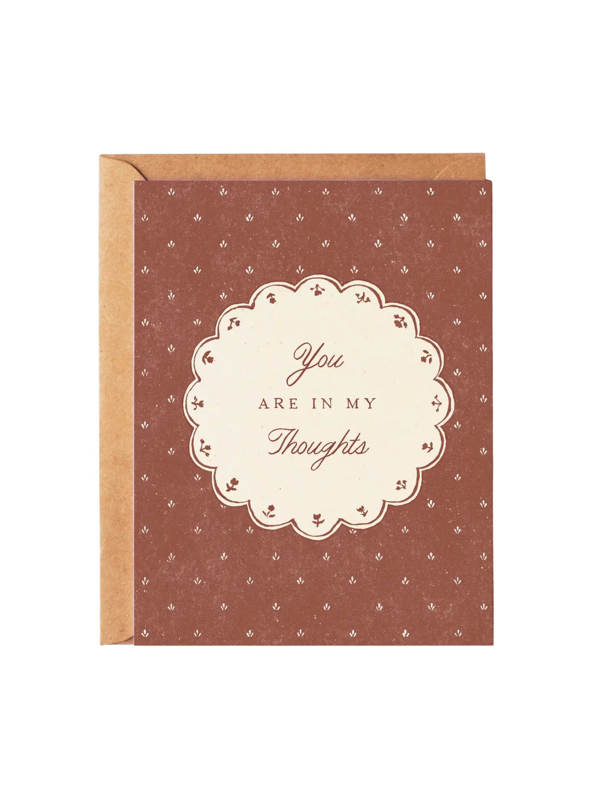 You Are In My Thoughts - Dainty Florals Card