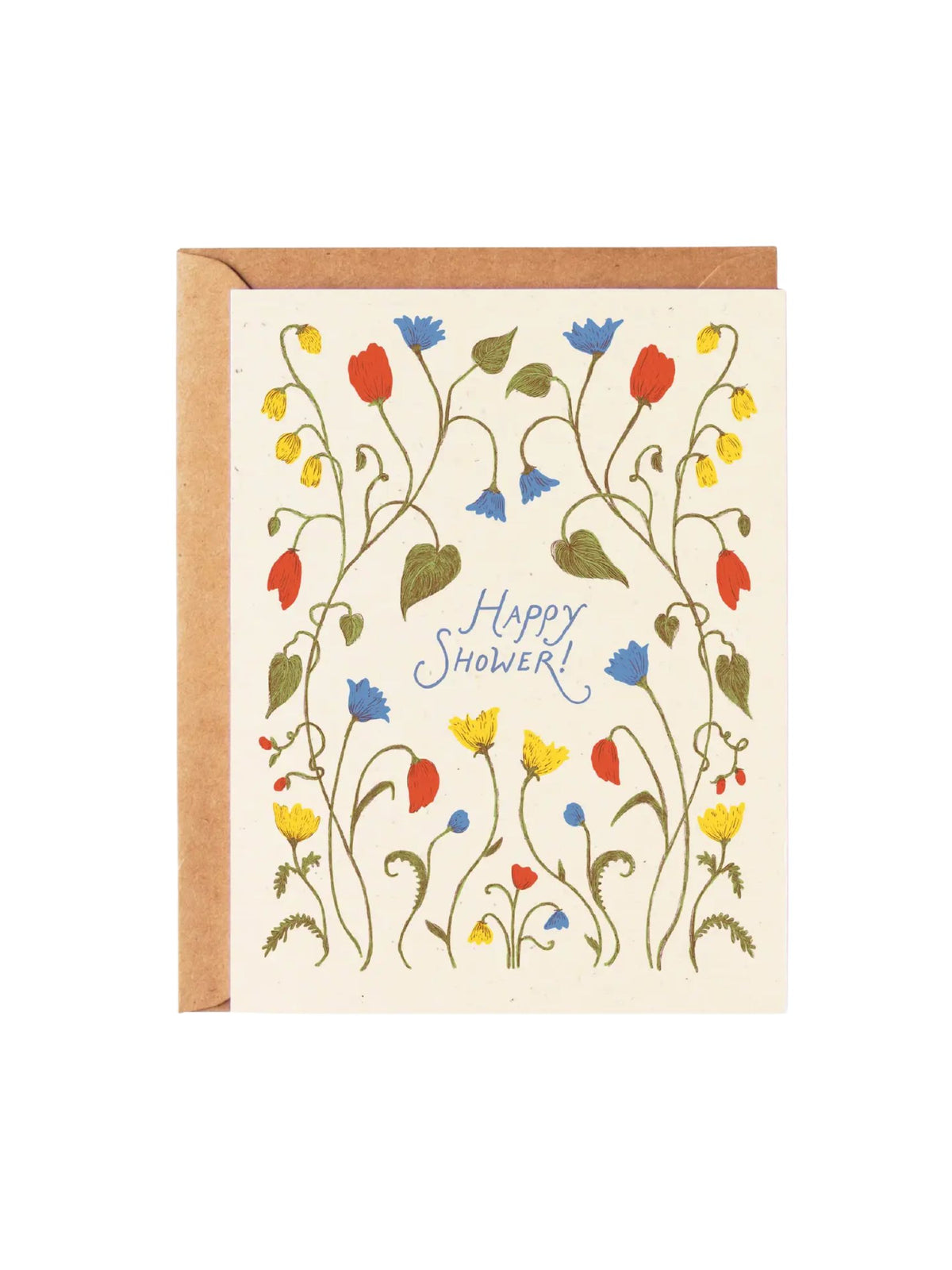 Happy Shower! - Floral Greeting Card
