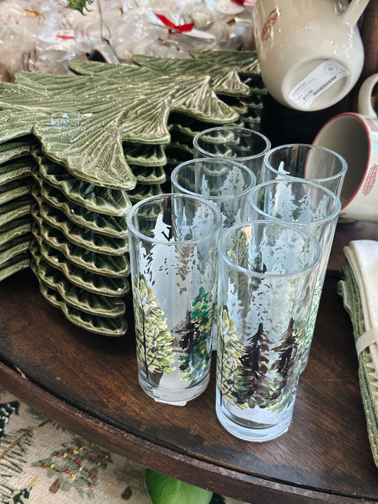 Northern Forest Drinking Glass