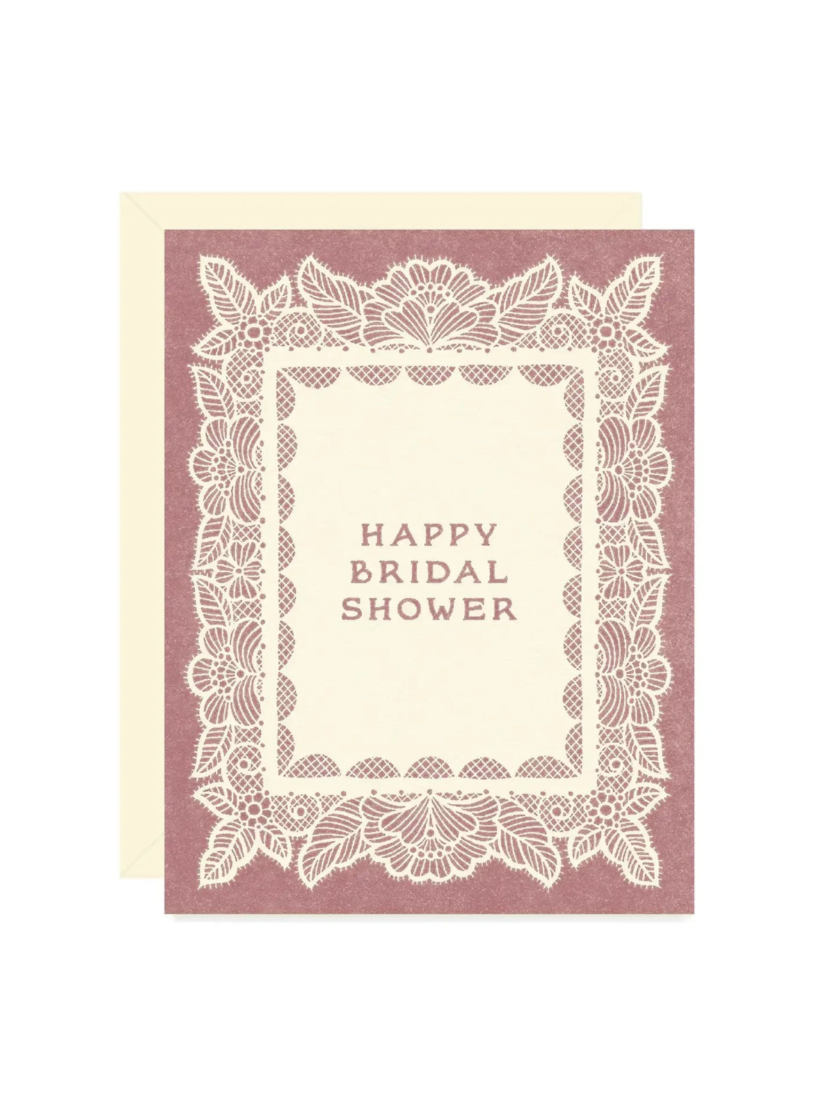 Bridal Shower Lace Card
