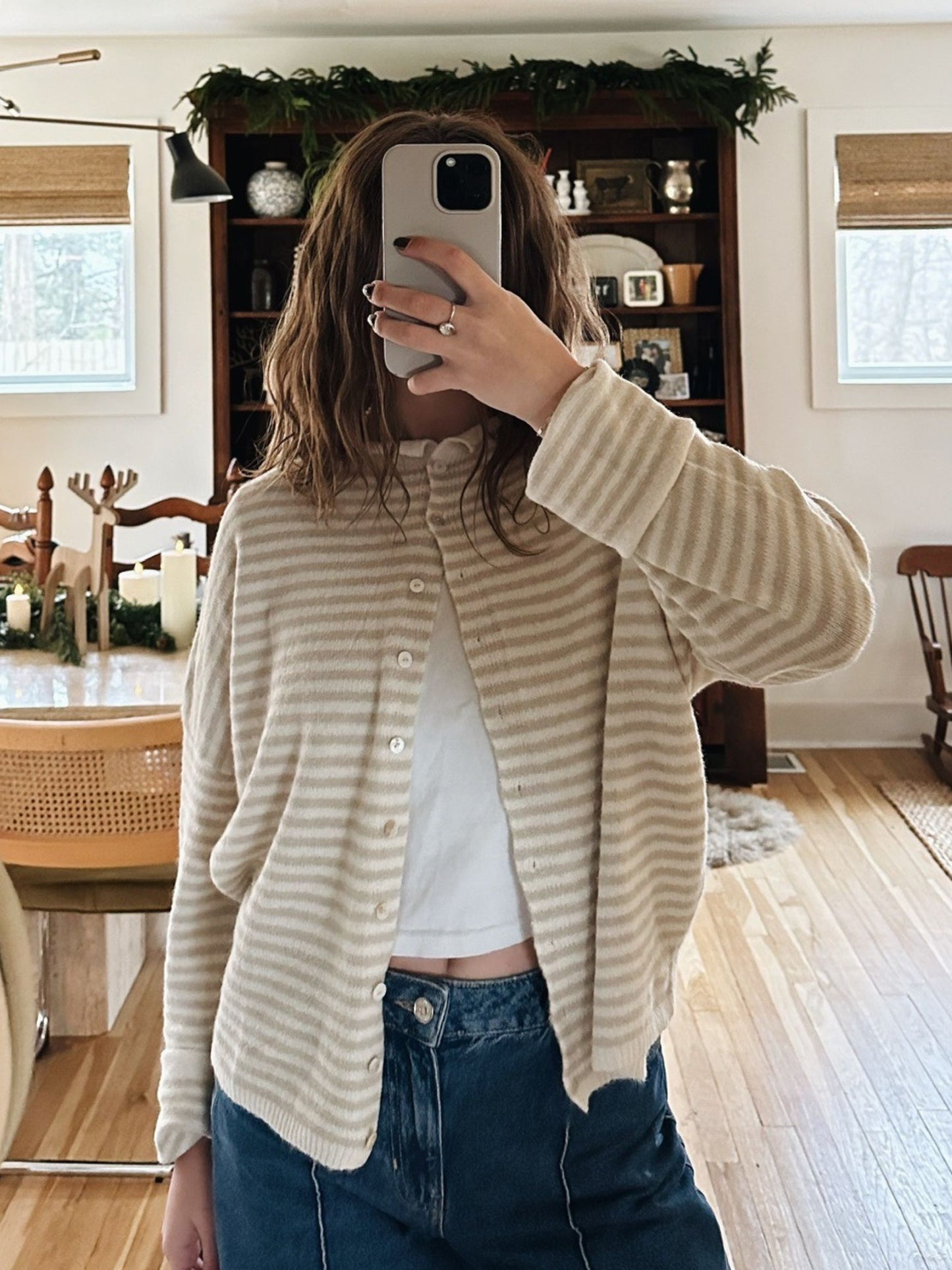 Piper Cardigan - Mini Stripe