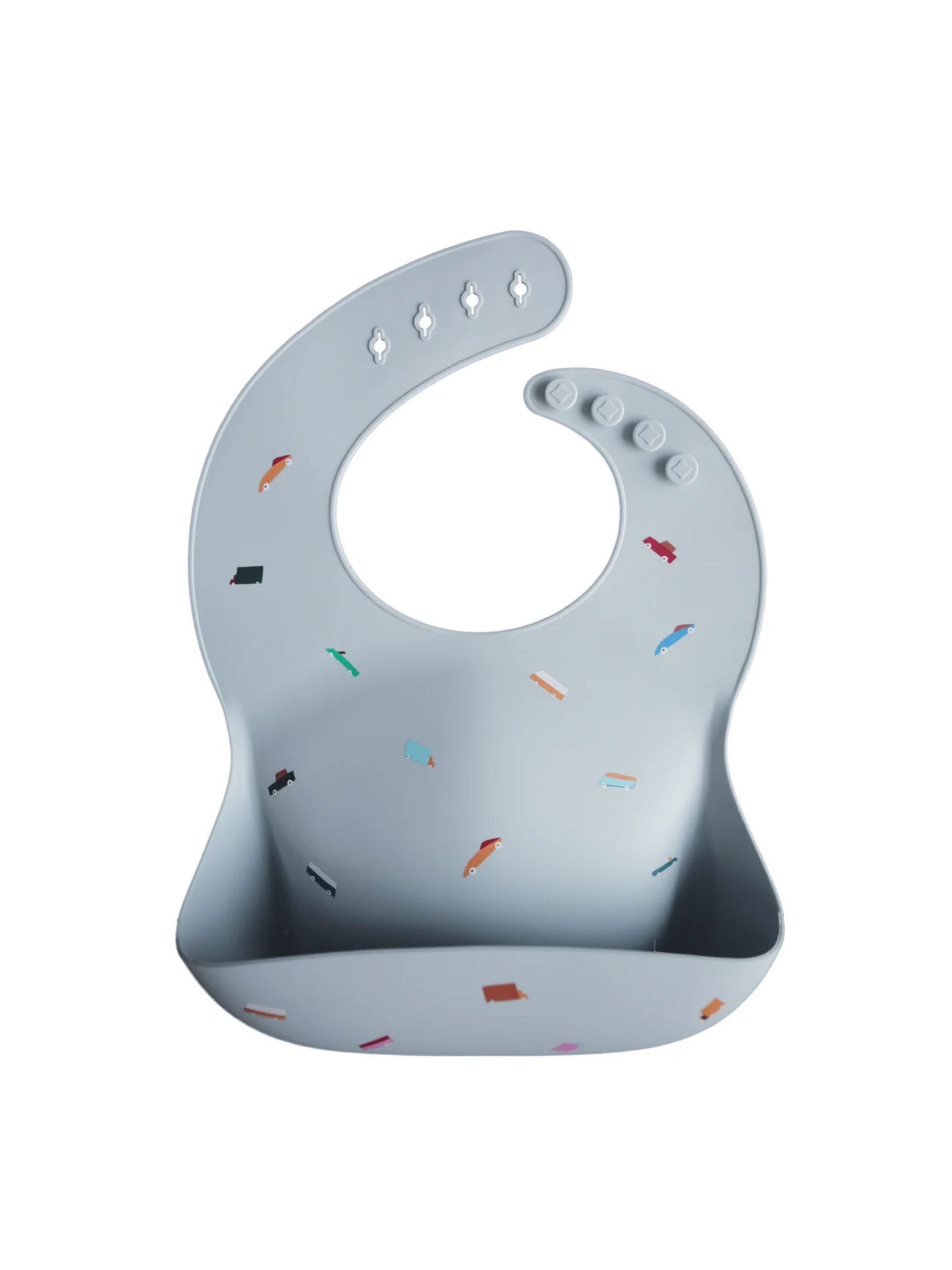 Silicone Baby Bib - Retro Cars